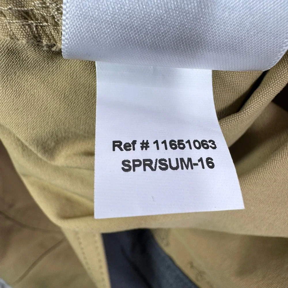 Eddie Bauer First Ascent Guide Pro Hiking Pants Mens 34x32 Tan Nylon Stretch